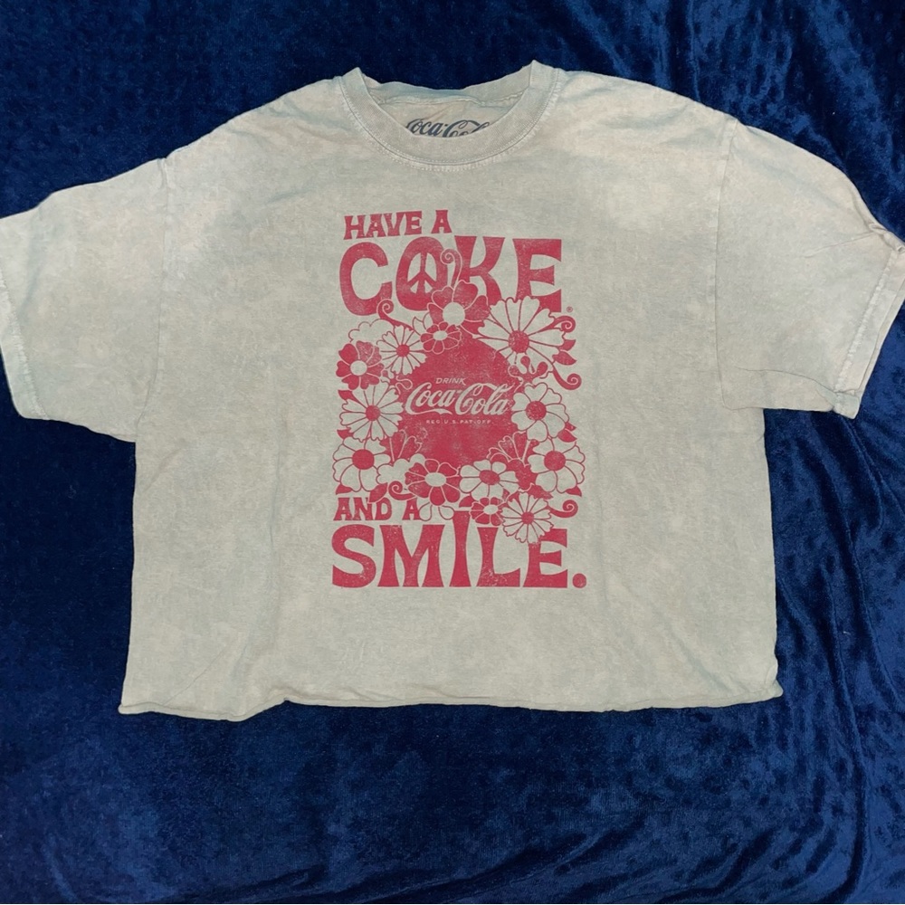 Coca Cola T-shirt cropped